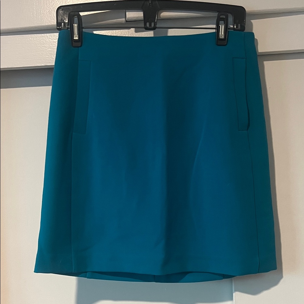 Banana Republic Vibrant Teal Mini Skirt